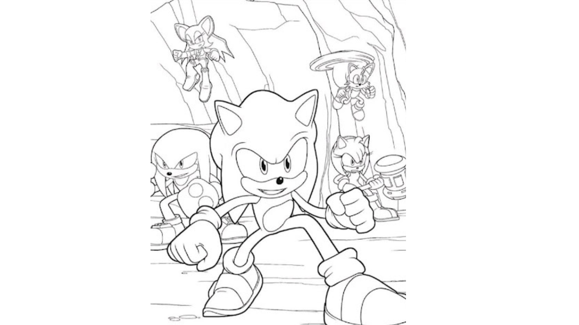 Sonic Coloring Sheets for Holidays and Celebrations