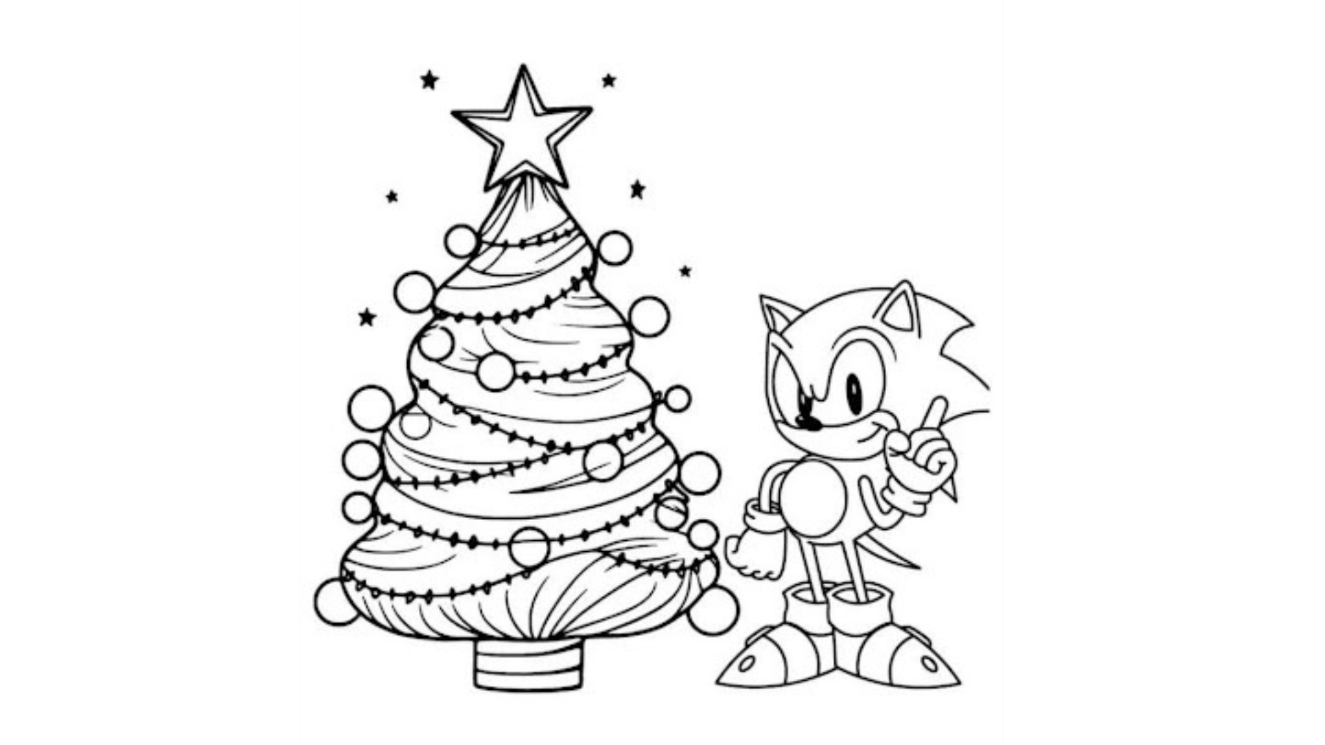 Sonic Coloring Sheets for Holidays and Celebrations