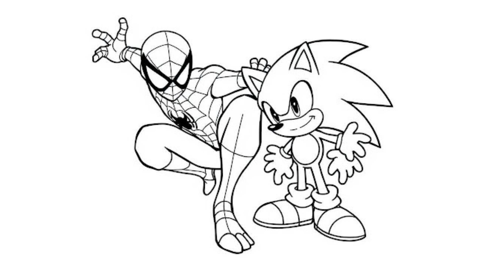 Sonic and Iconic Cartoon Characters