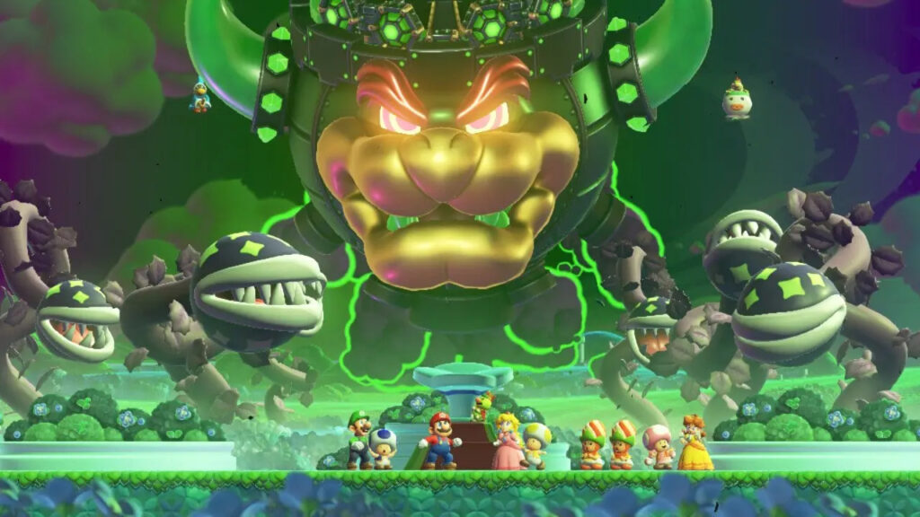 Bowser in a castle